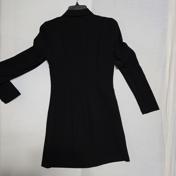 BCBGeneration Black Sheath Mini Dress V-Neck - Picture 7 of 12